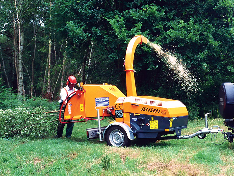 Jensen A530 - 750kg petrol & diesel, towable woodchippers from ...