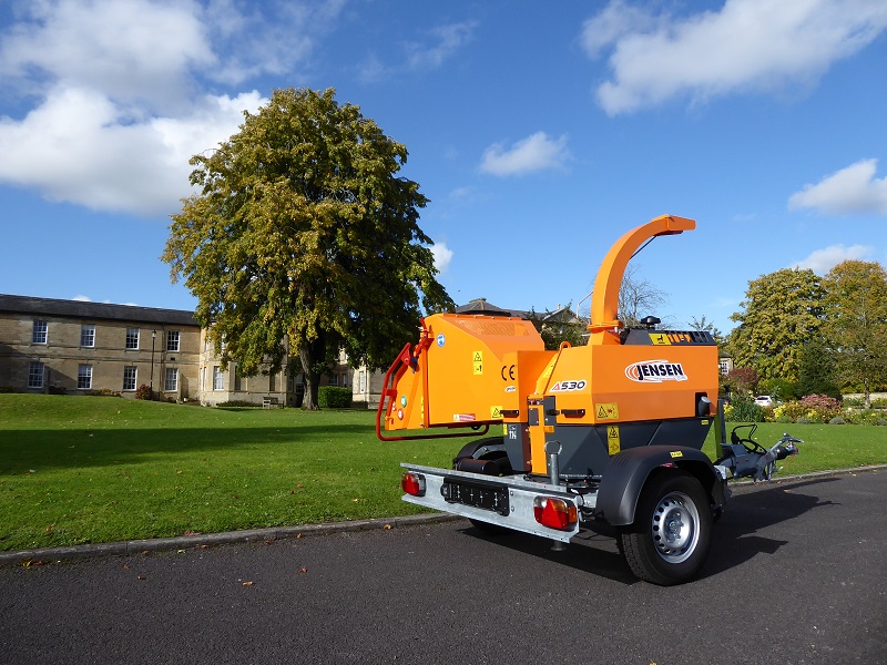 Jensen A530 - 750kg petrol & diesel, towable woodchippers from ...